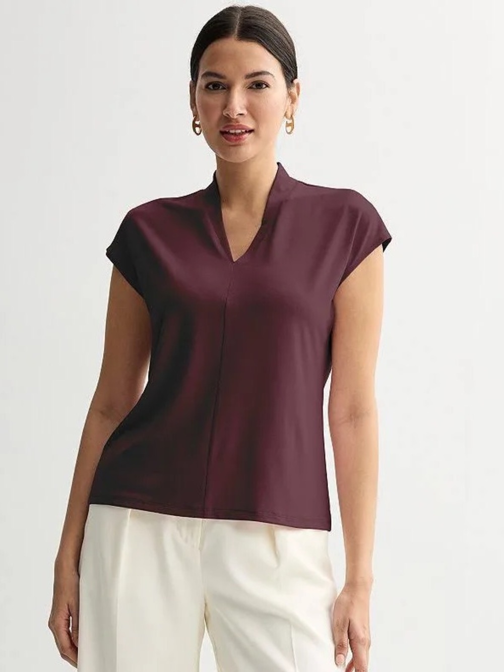 Women's Nine West Dolman V-Neck Knit Top